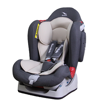 Автокресло 0-25 кг SisterBeBe Capsule JM03 Серый лен (Grey lux)
