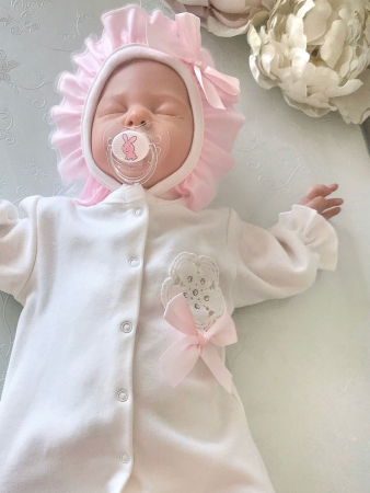 Комплект для девочки Азалия (комбинезон,чепчик) 56см /B20.24/