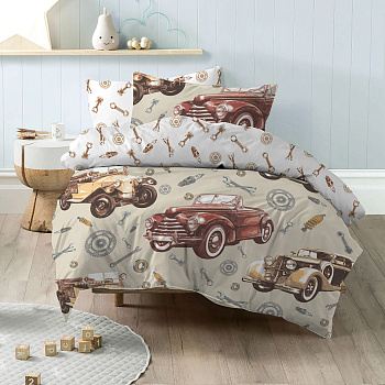 MONA LIZA КПБ 1,5 сп 50*70 "Водители" Бязь