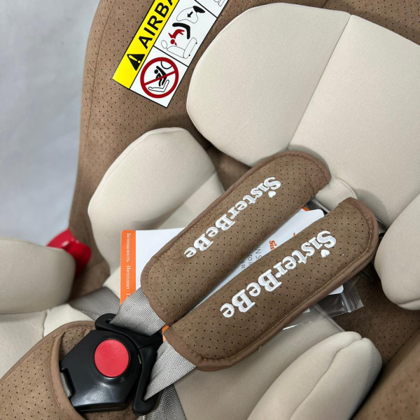 Автокресло 0-25 кг SisterBeBe Capsule JM03 Темный Беж Lux