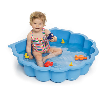 PARADISO TOYS Песочница с тентом Ракушка (87 x 78 x 20h) Голубой