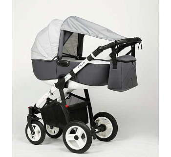 Защитный козырёк для коляски, ПВХ, цвет серый   БК-153