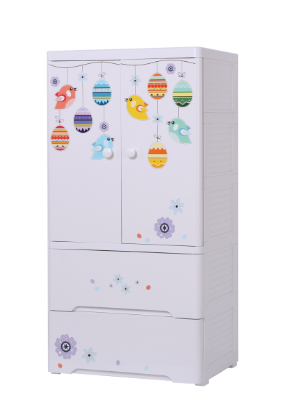 Комод пластиковый Игрушки, ящики и полки, SG06С35