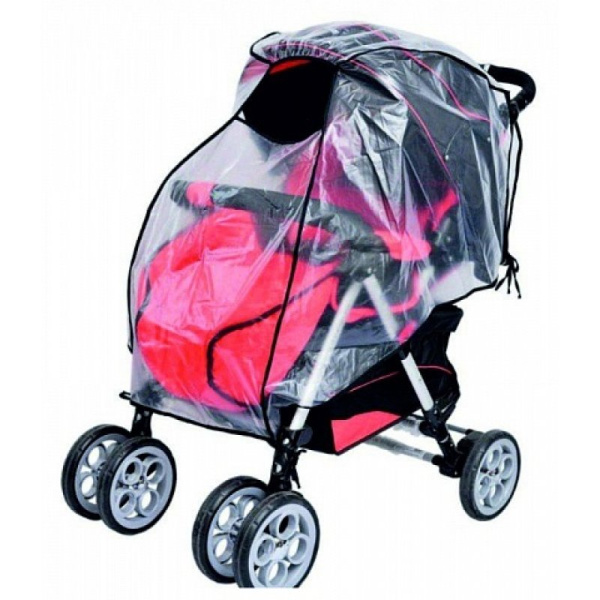 Дождевик на прогулочную коляску из пленки ПВХ