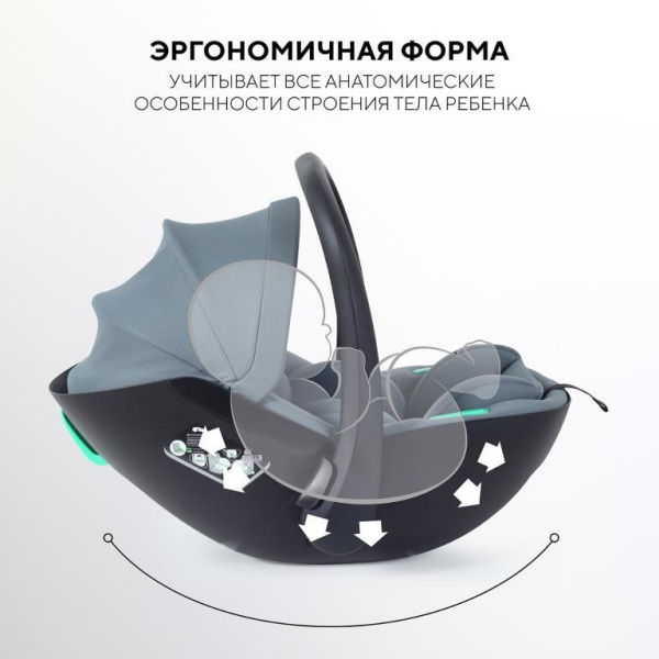 Автолюлька Rant Miro 0-13кг, цвет Graphite