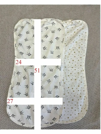 Пеленка кокон + шапочка для новорожденного