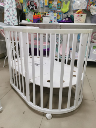 Кровать круг-овал Melissa Белая