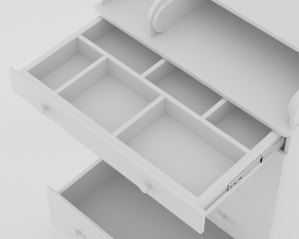 Комод Ecco Molen c доводчиками Белый