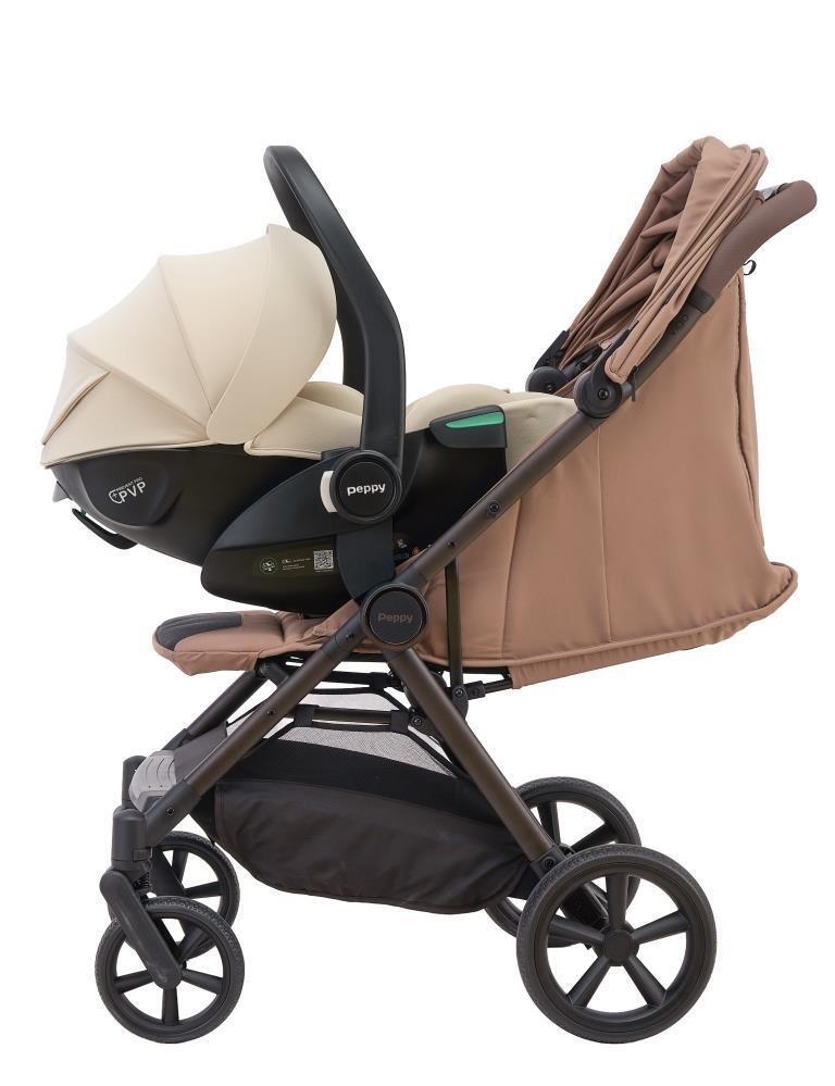 Автолюлька Peppy Jet I-Size (0-13 кг), Beige