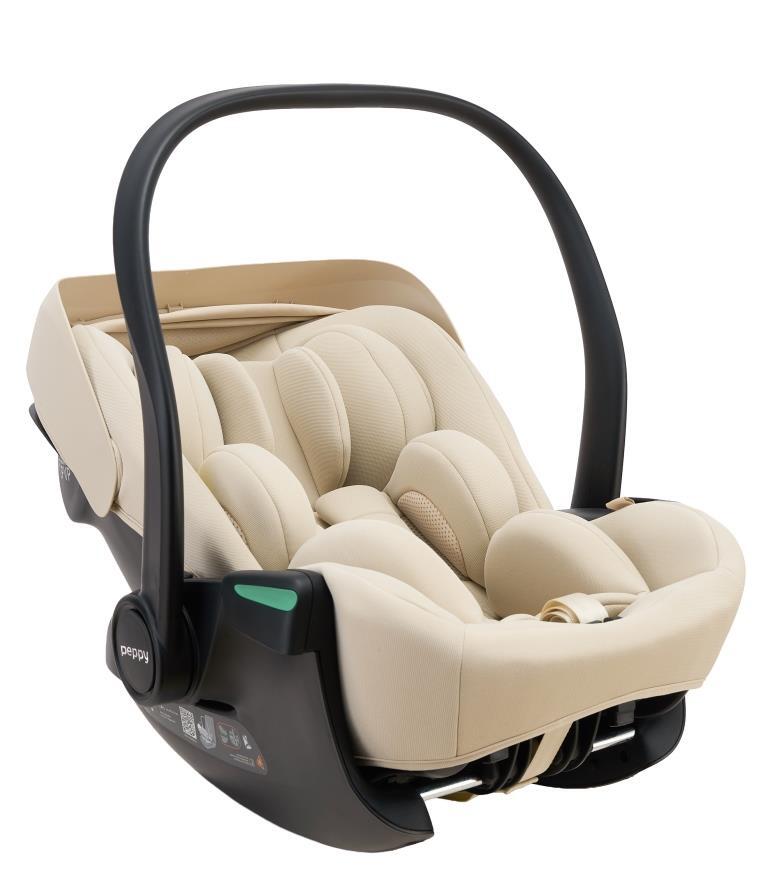 Автолюлька Peppy Jet I-Size (0-13 кг), Beige