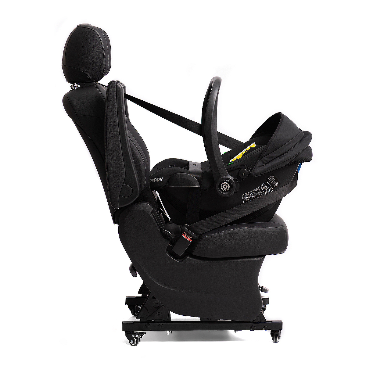 Автокресло Peppy Rise Carbon (0-13кг), Black (Черный)
