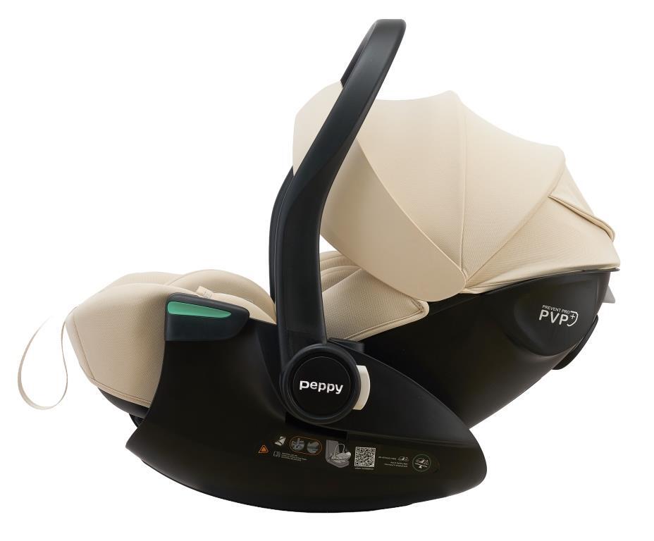 Автолюлька Peppy Jet I-Size (0-13 кг), Beige