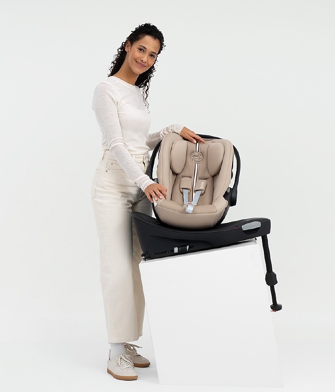 Автолюлька Cybex Cloud G3 i-Size (0-13 кг), Almond Beige (Бежевый)