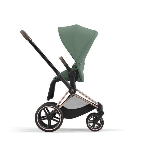 Коляска 2в1 Cybex Priam IV Rosegold цвет Leaf Green
