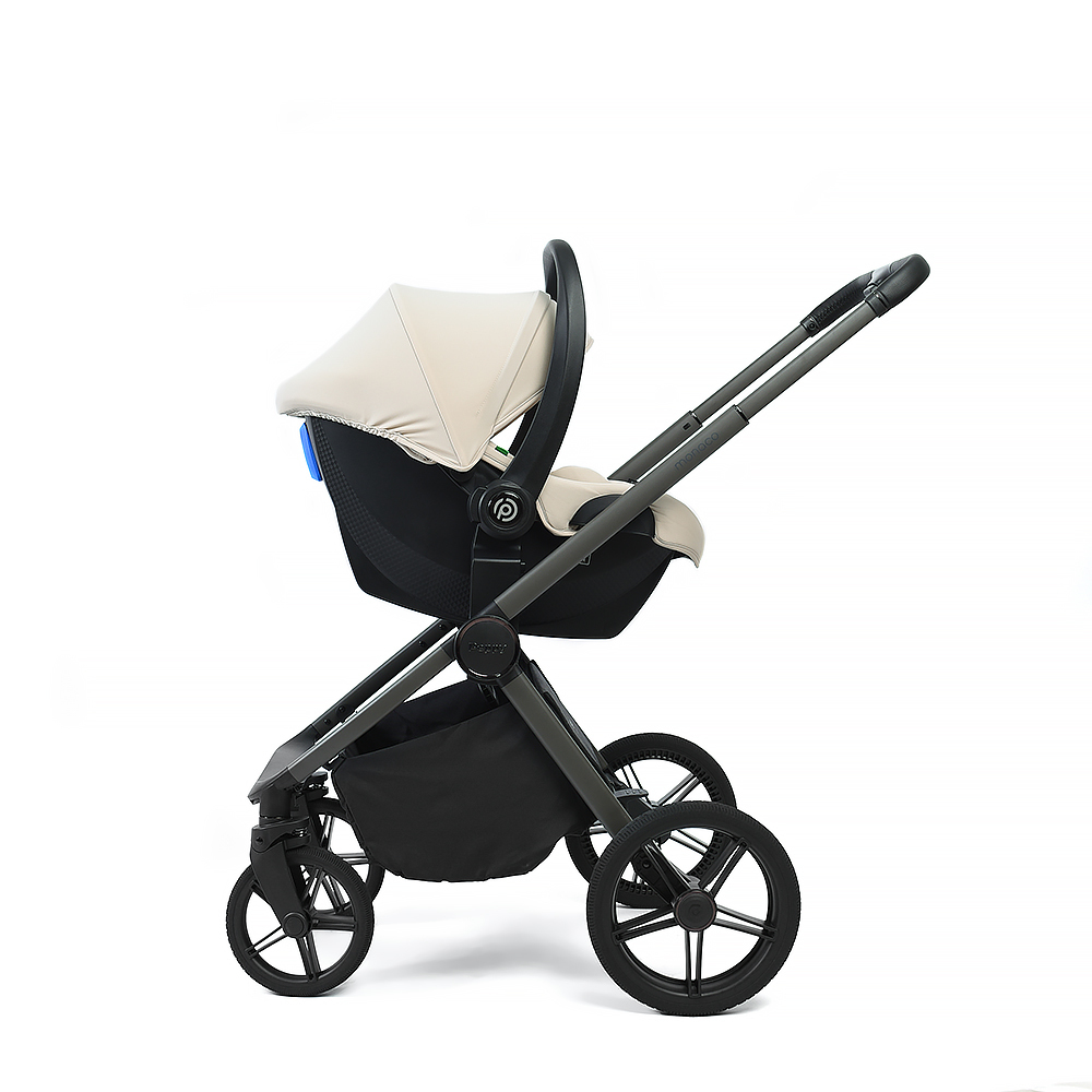 Автокресло Peppy Rise Carbon (0-13кг), Milk (Молочный)