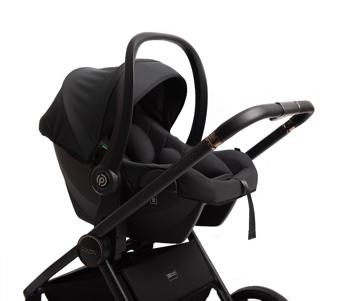 Автокресло Peppy Rise Carbon (0-13кг), Black (Черный)