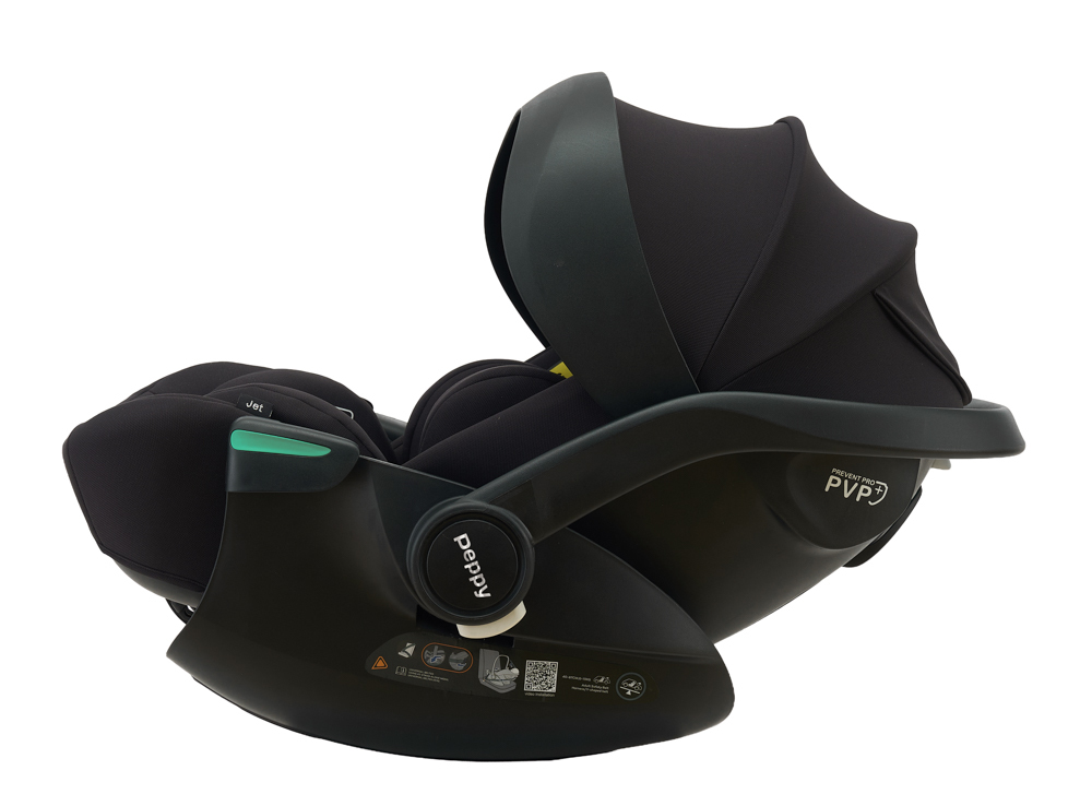 Автолюлька Peppy Jet I-Size (0-13 кг), Black