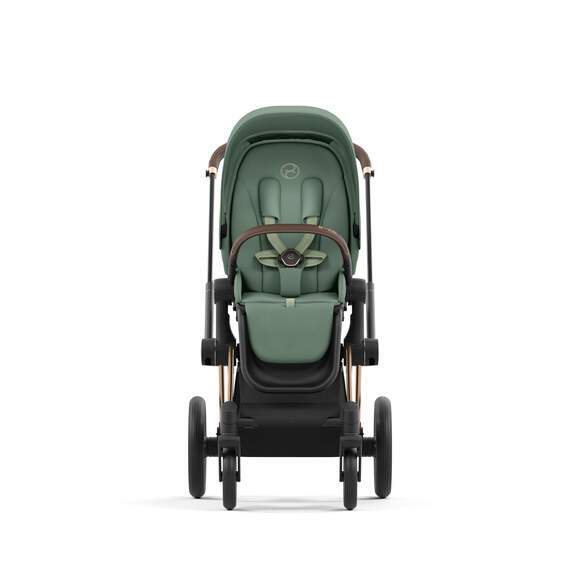 Коляска 2в1 Cybex Priam IV Rosegold цвет Leaf Green