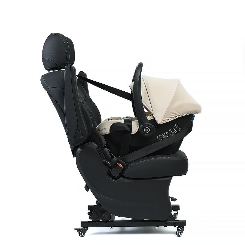 Автокресло Peppy Rise Carbon (0-13кг), Milk (Молочный)