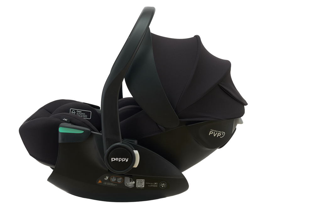 Автолюлька Peppy Jet I-Size (0-13 кг), Black