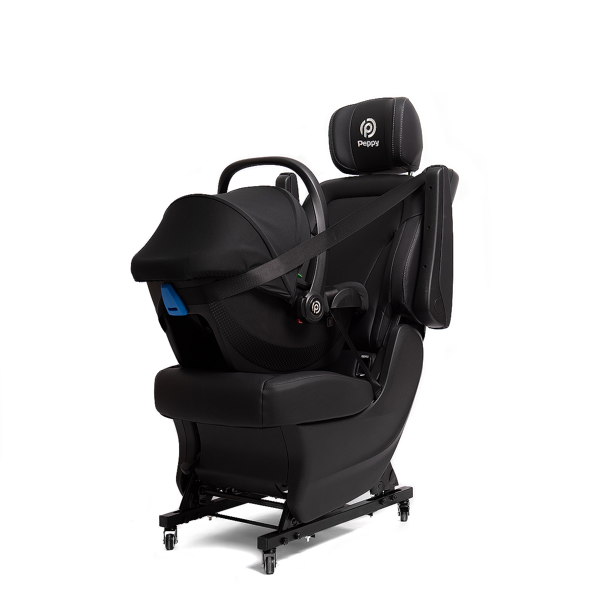 Автокресло Peppy Rise Carbon (0-13кг), Black (Черный)