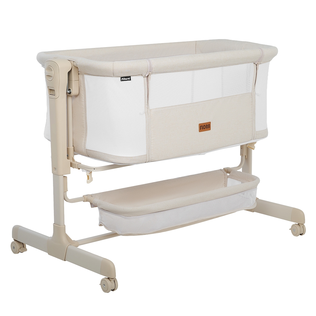 Колыбель Pituso Flora Beige