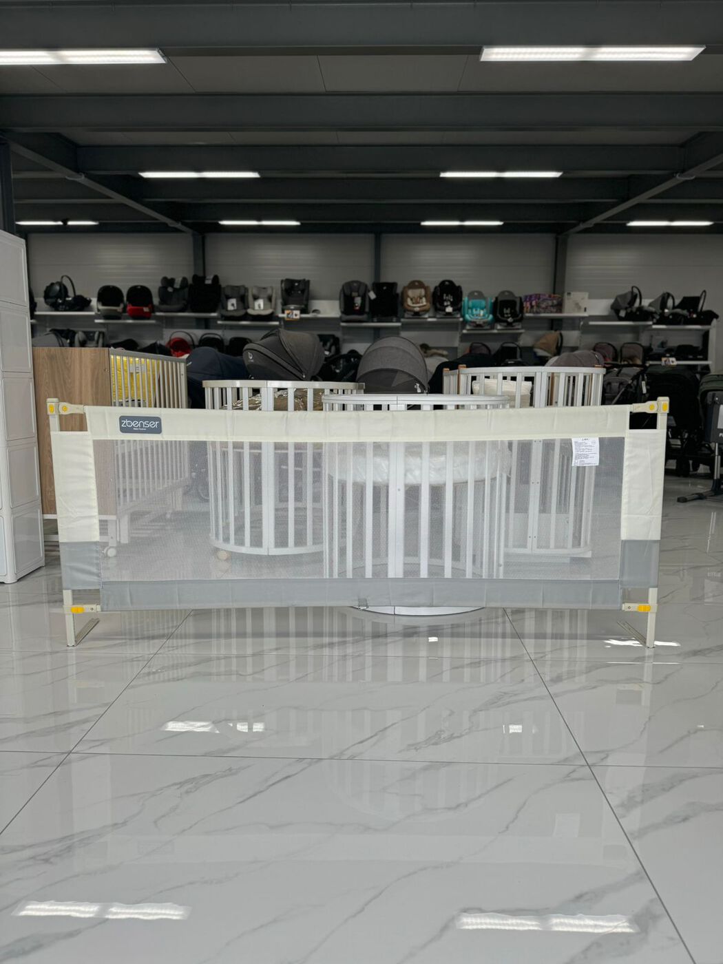 Бортик защитный для кровати Lux, 160см, цвет Кашемир (серый)