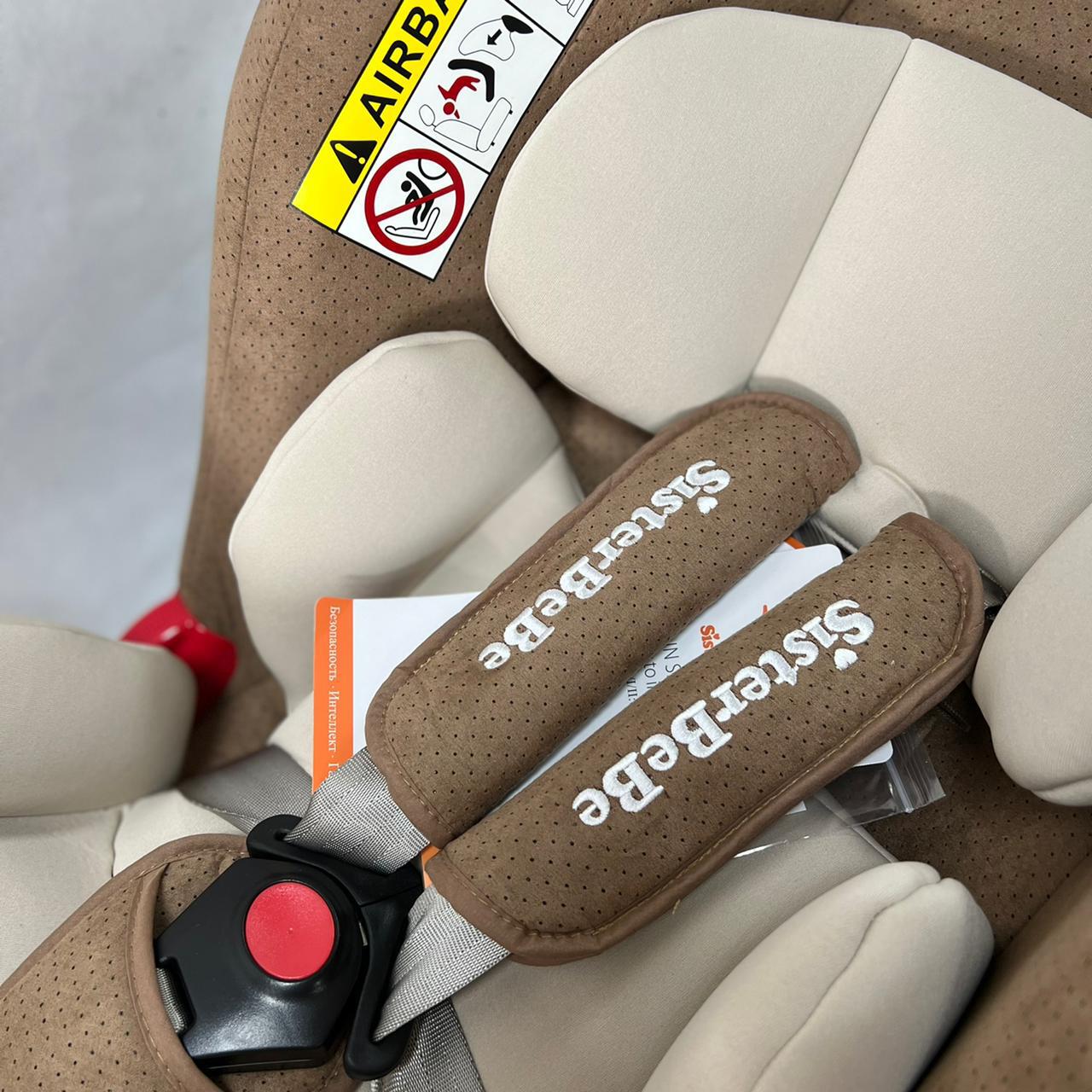 Автокресло 0-25 кг SisterBeBe Capsule JM03 Темный Беж Lux