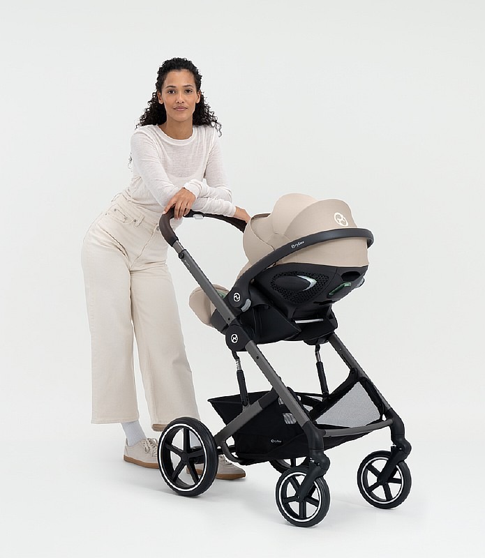 Автолюлька Cybex Cloud G3 i-Size (0-13 кг), Almond Beige (Бежевый)