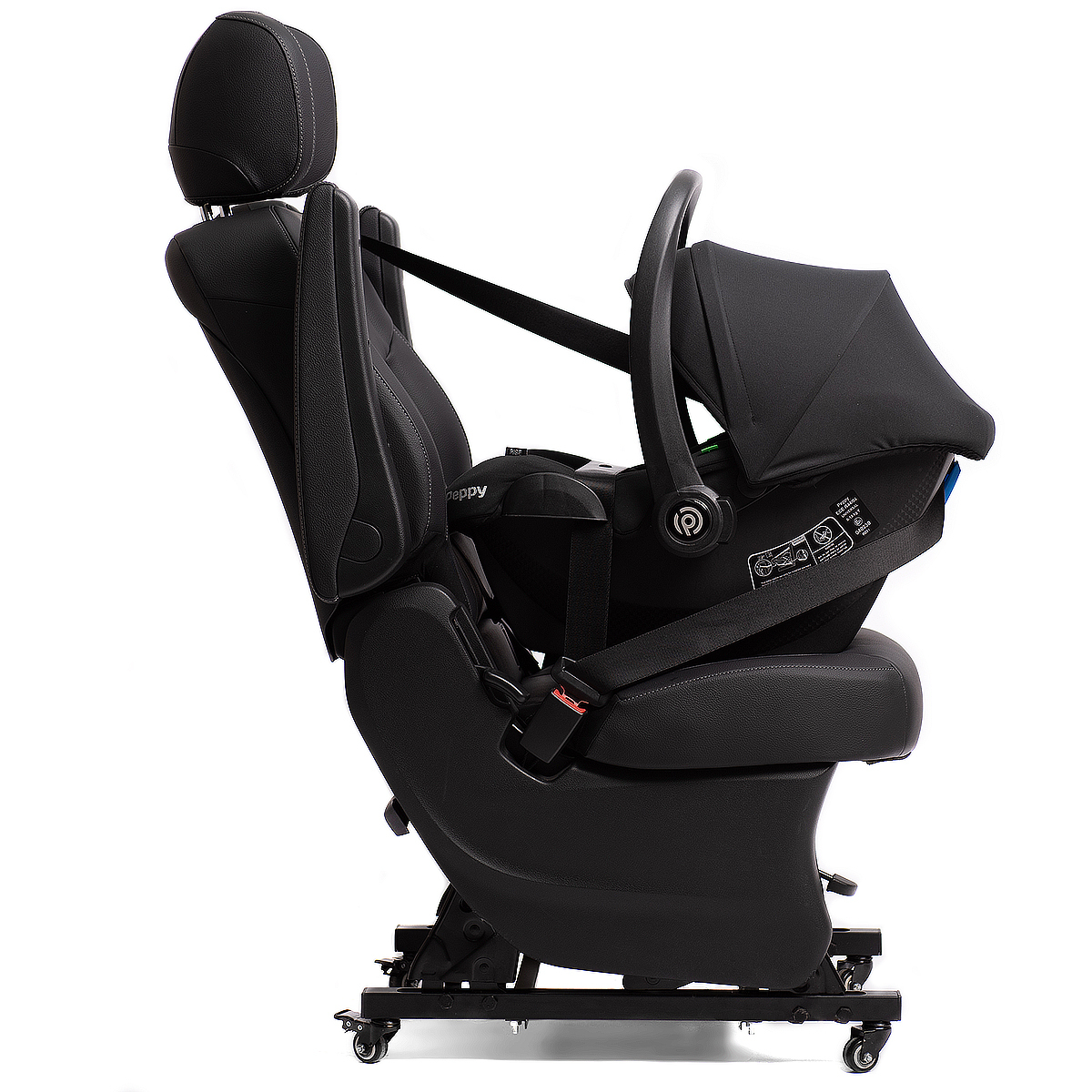 Автокресло Peppy Rise Carbon (0-13кг), Black (Черный)
