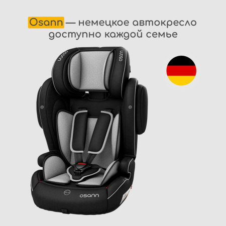 Автокресло Osann Flux IsoFix 9-36 Grey Melange