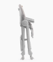 Стул для кормления Happy Baby BERNY LUX grey new