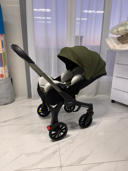 Автолюлька - коляска Luxmom E50 изумрудный