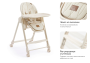Стул для кормления Happy Baby BERNY LUX grey new