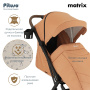 Коляска прогулочная Pituso Matrix XXL Mango-Tango