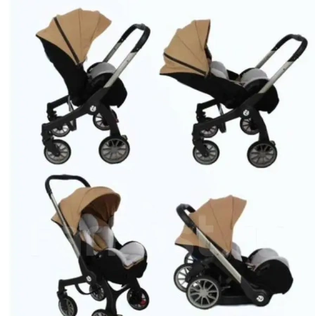 Автолюлька - коляска Luxmom E50 бежевая